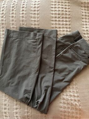 Lululemon Women's Pants in Olive Gray - Classic Flare Fit